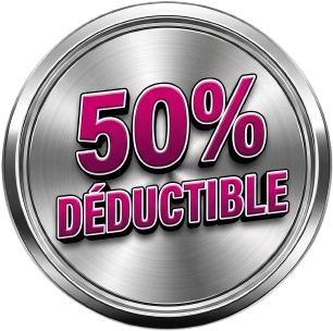 50 % déductible